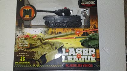 laser league rc artillery battle tank